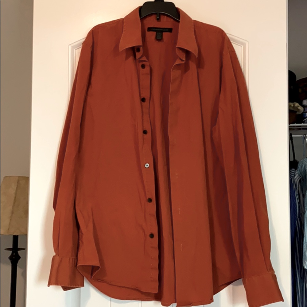 Men’s large button down- perfect autumn color!